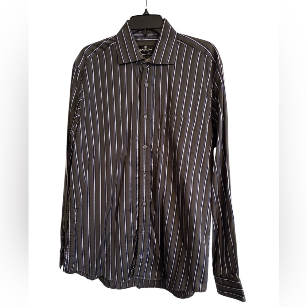 Men's Bugatchi Uomo button down shirt size L